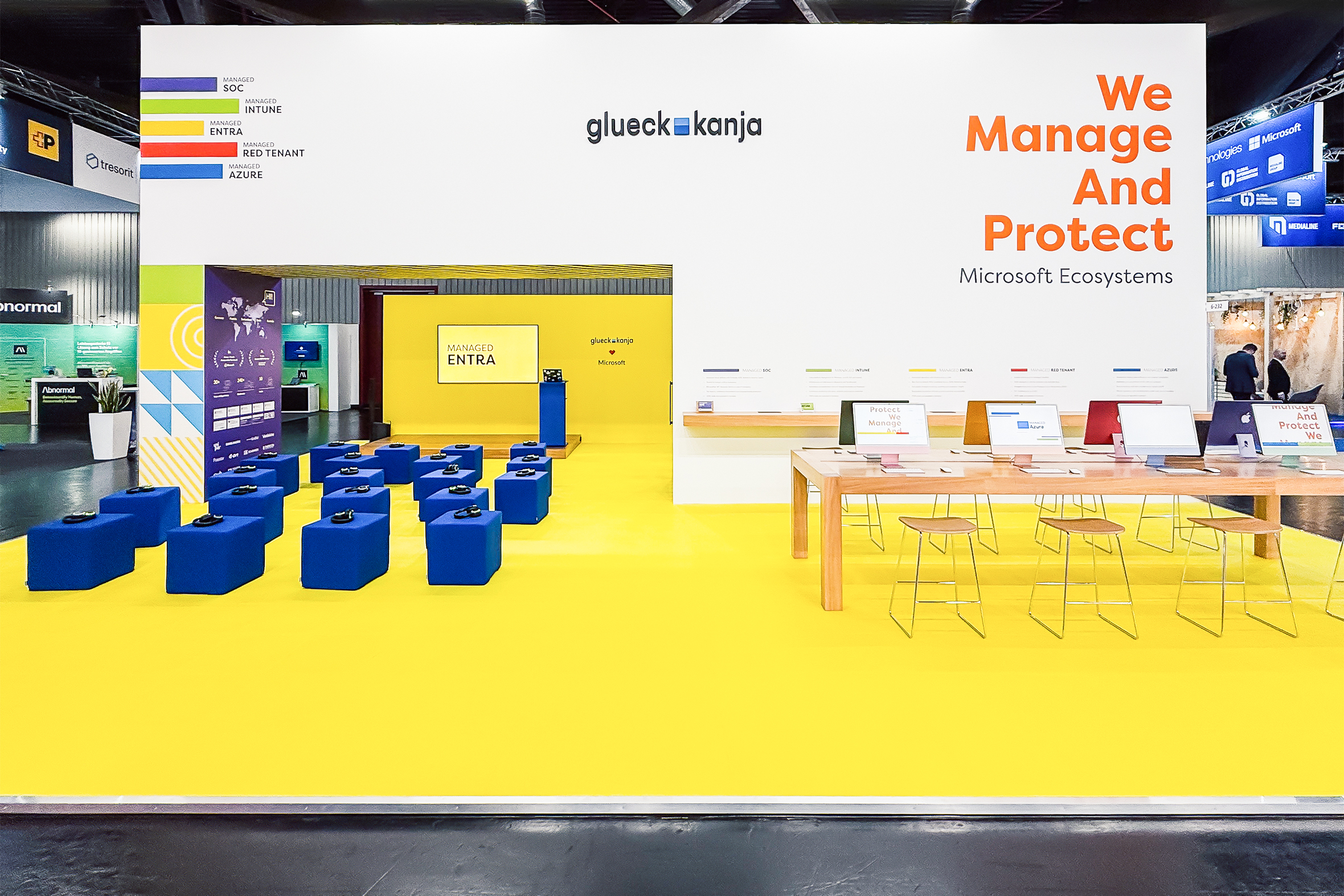 Tonia Bürkle (blaugrau): glueckkanja für it-sa Nürnbergglueckkanja 1