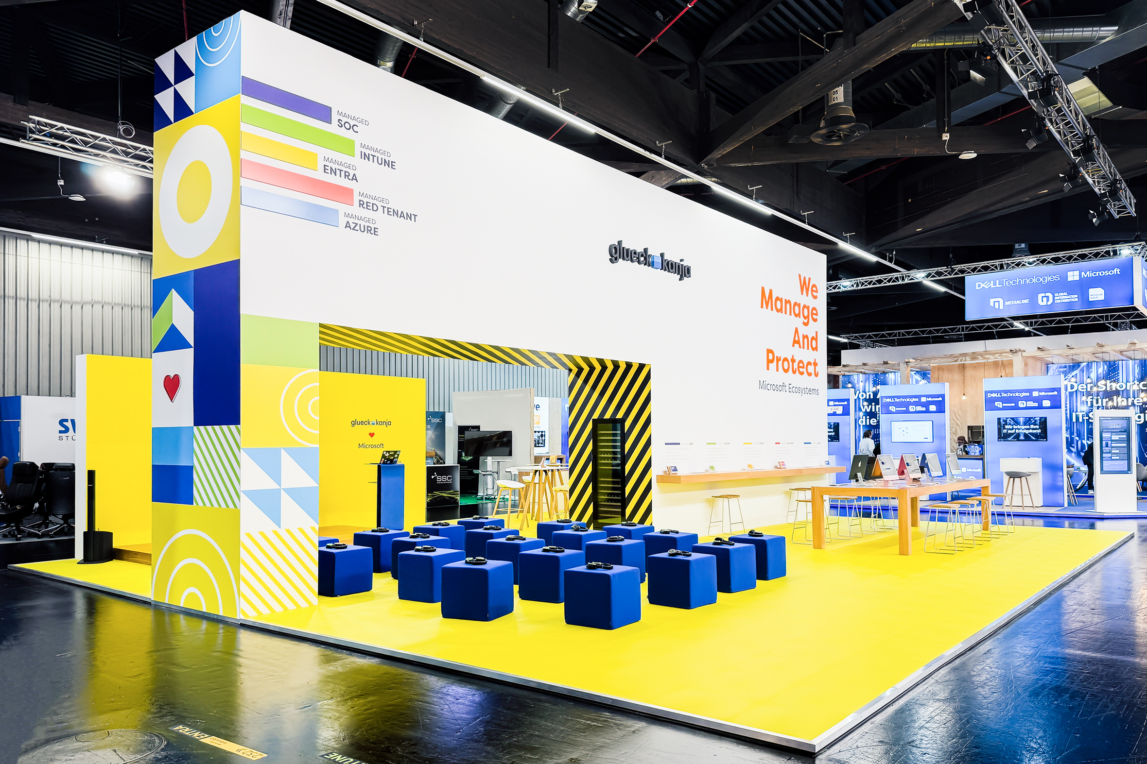 Tonia Bürkle (blaugrau): glueckkanja für it-sa Nürnbergglueckkanja 2