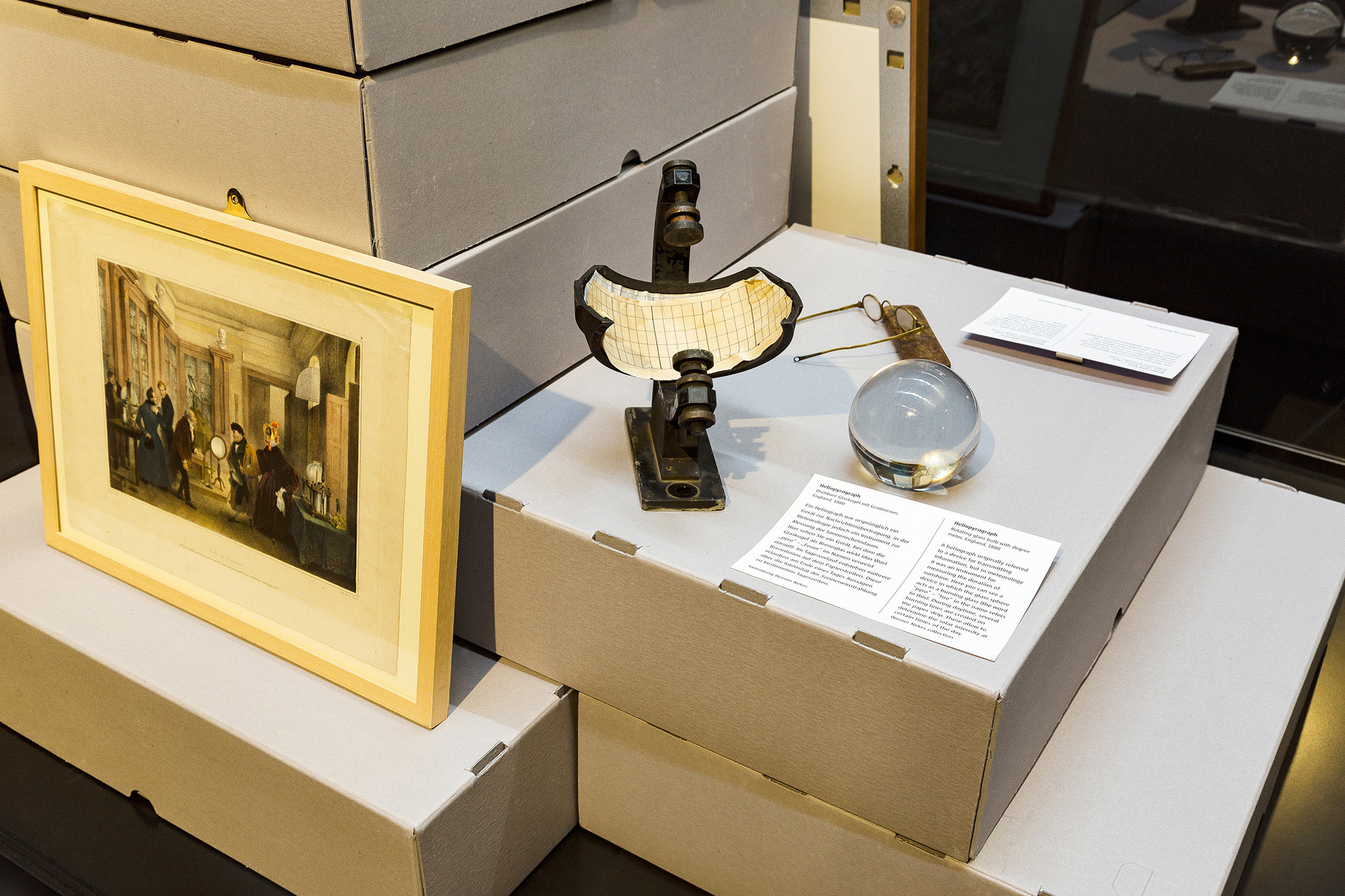 Tonia Bürkle (blaugrau): Wechselkabinett für Deutsches Filmmuseum Frankfurt 5